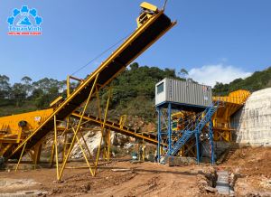 Trạm nghiền đá Vôi xây dựng công suất từ 350 - 500T/h tại huyện Thanh Sơn, tỉnh Phú Thọ.