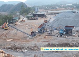Bàn giao trạm nghiền rửa cát nhân tạo công suất 70 tấn/h cho Chủ đầu tư tại Sơn La