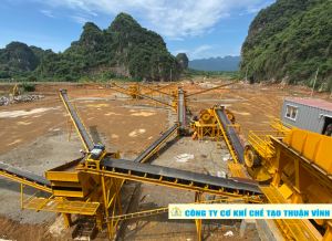Bàn giao trạm nghiền đá công suất 500 tấn/h cho Chủ đầu tư - tại Yên Thủy Hòa Bình