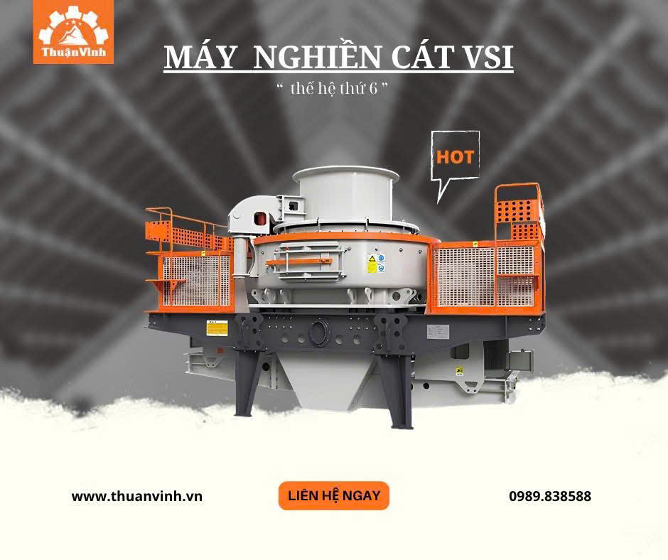 Máy nghiền cát ly tâm VSI5X - Sự kết hợp hoàn hảo giữa tạo cát và chỉnh hình đá